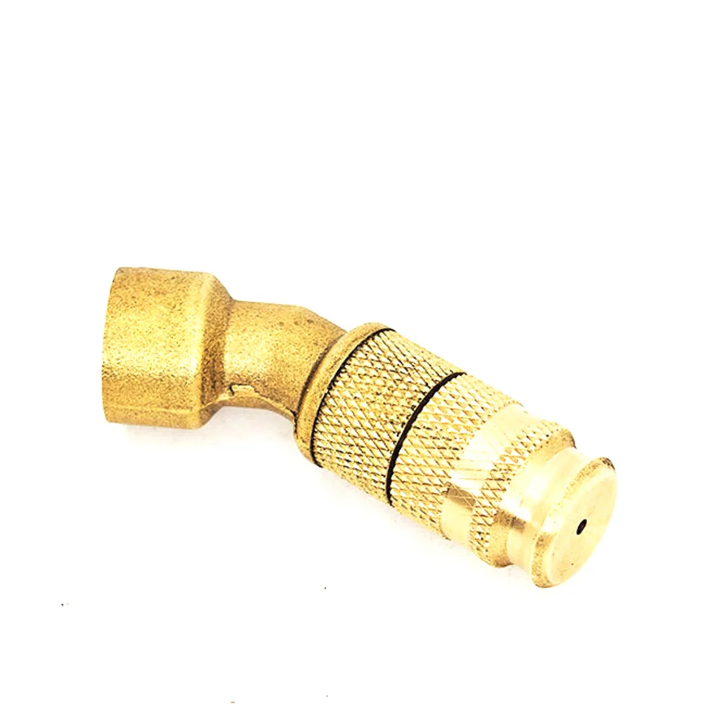 

1pc Adjustable Atomizing Copper Nozzle For Car Washing Garden Watering High Pressure-Gun Replacement 45° Nozzle Spare Parts