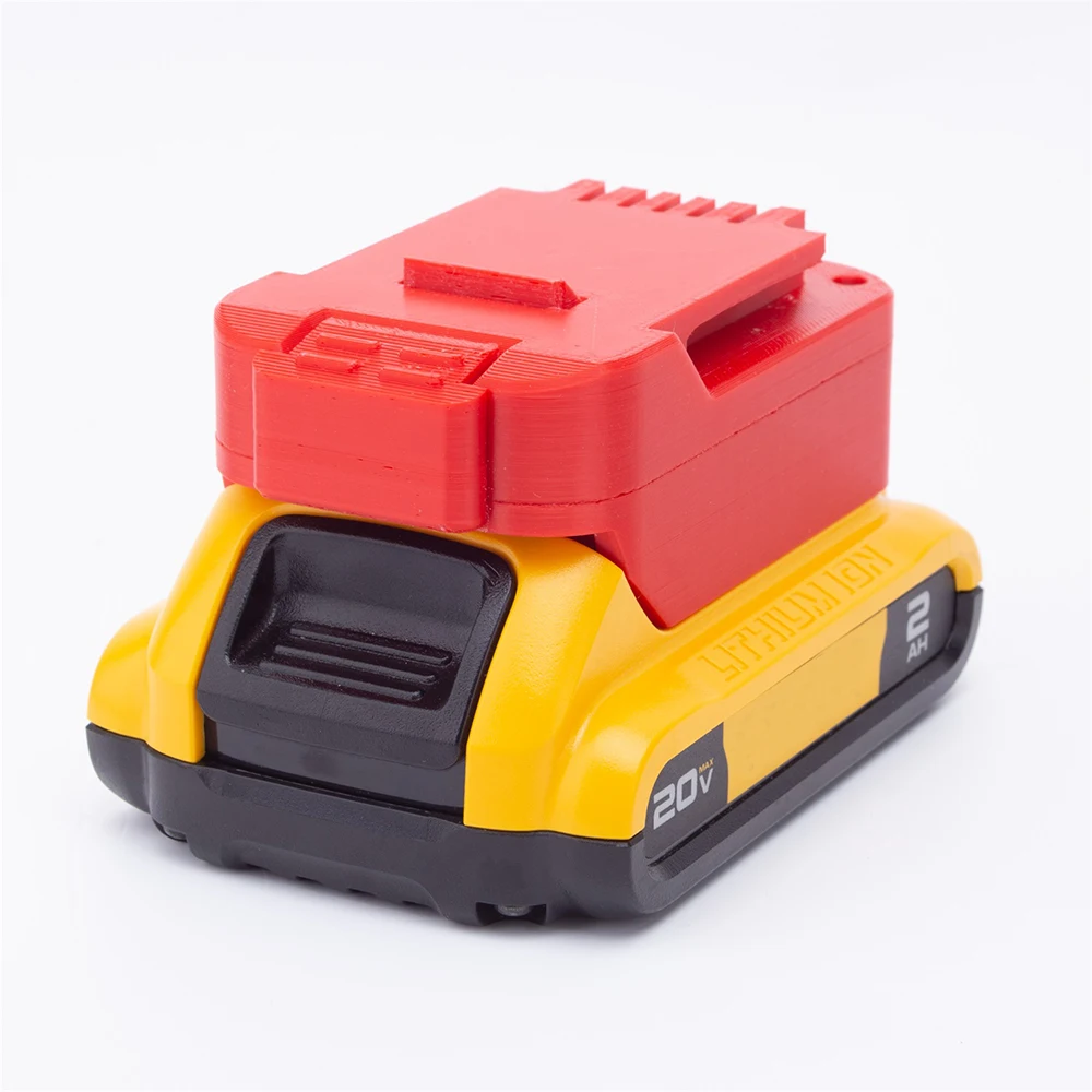 Imagem -02 - Conversor Adaptador de Bateria para Dewalt Lítio 18v para Bauer Acessórios para Ferramentas Elétricas 20v Ferramentas Não Incluídas e Bateria