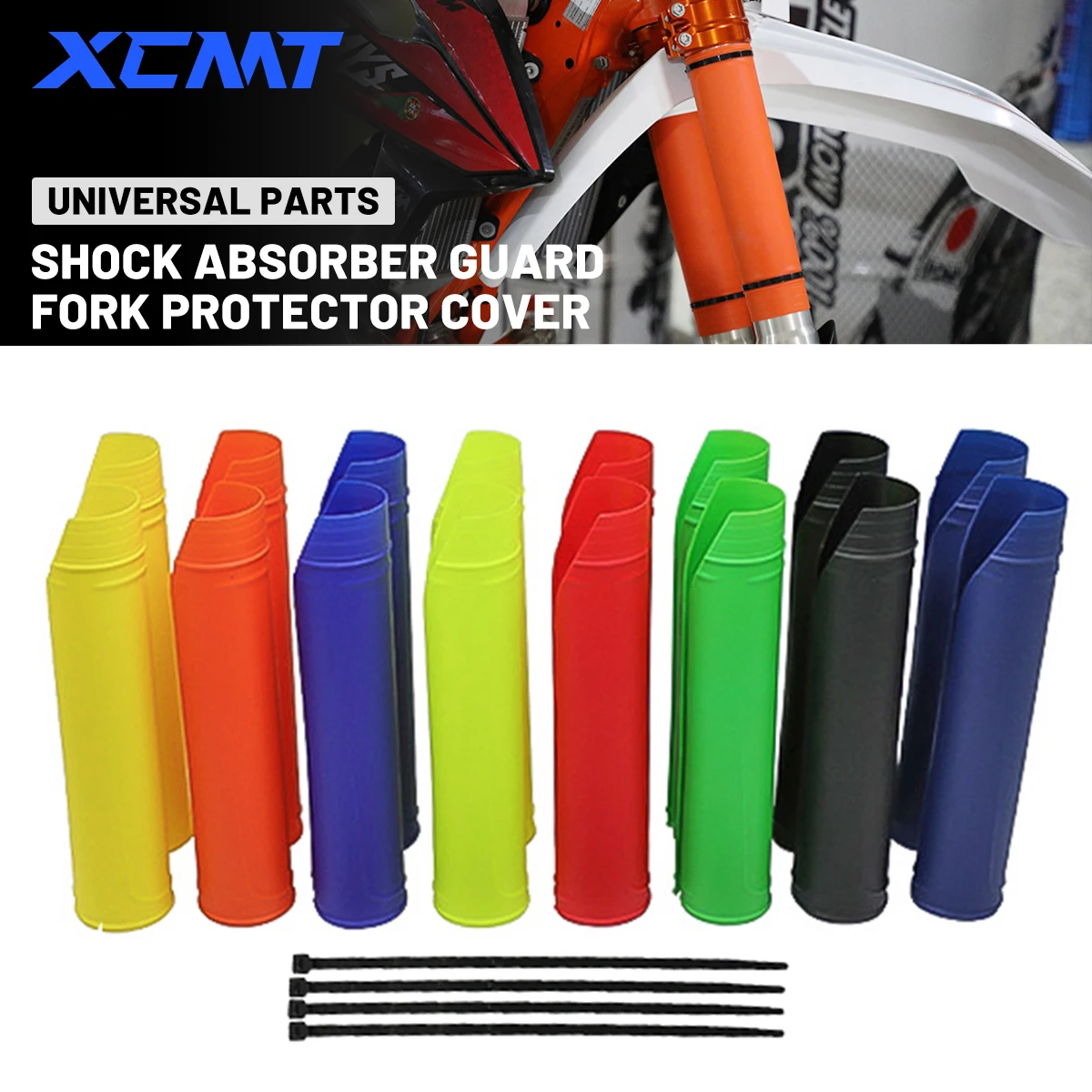 

Upper Fork Guard Wrap Cover Protector For KTM EXC EXCF XC XCF SX SXF XCW XCFW Six Days SMC SMR 125 200 250 300 350 400 450 500