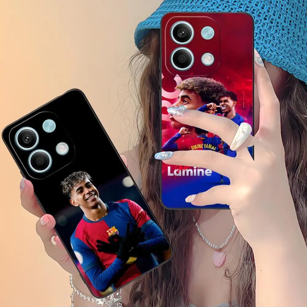 Étui de téléphone portable Lamine pour Xiaomi Redmi Note 14 13 12 11 A5 3 2 1 Pro Plus 4G 5G, housse de protection de luxe avec impression couleur