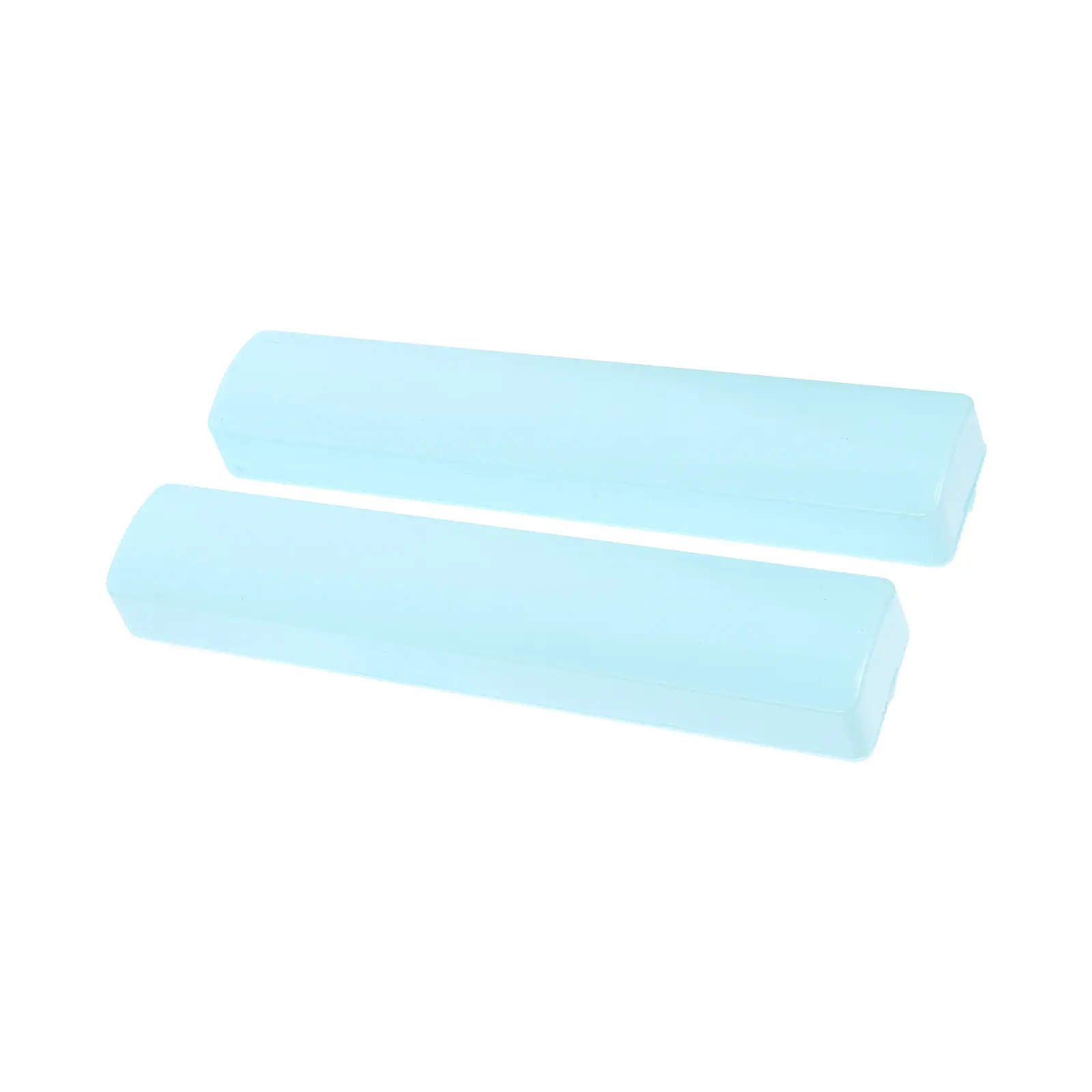 2Pcs Lightweight Portable Plastic Paperweights Sky-Blue Elegant Design for Calligraphy Painting Art Studio Office Desktop Decor