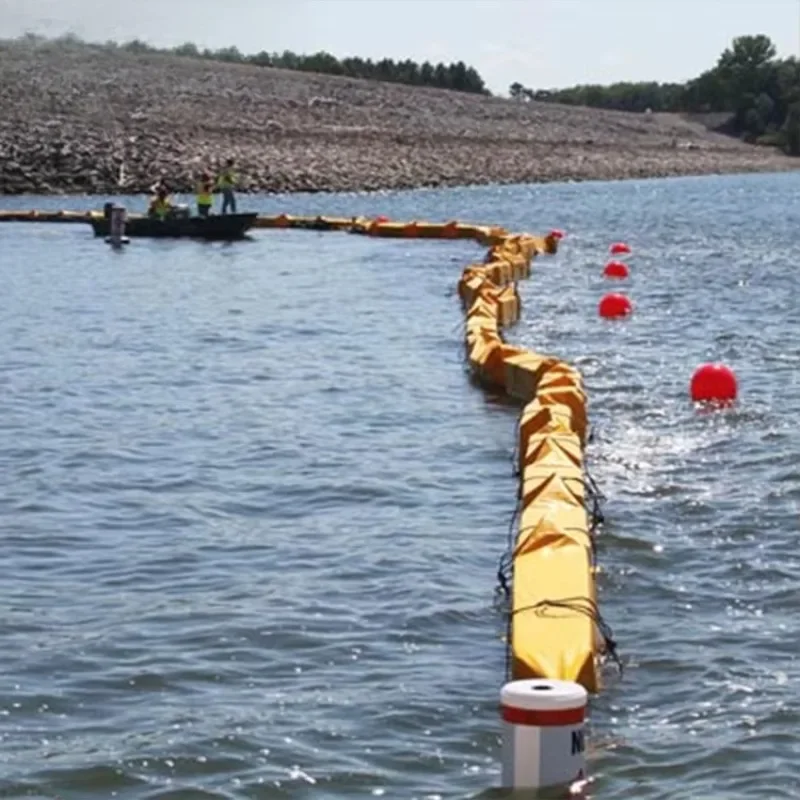 

Durable mud curtain for river dredging and water purification
