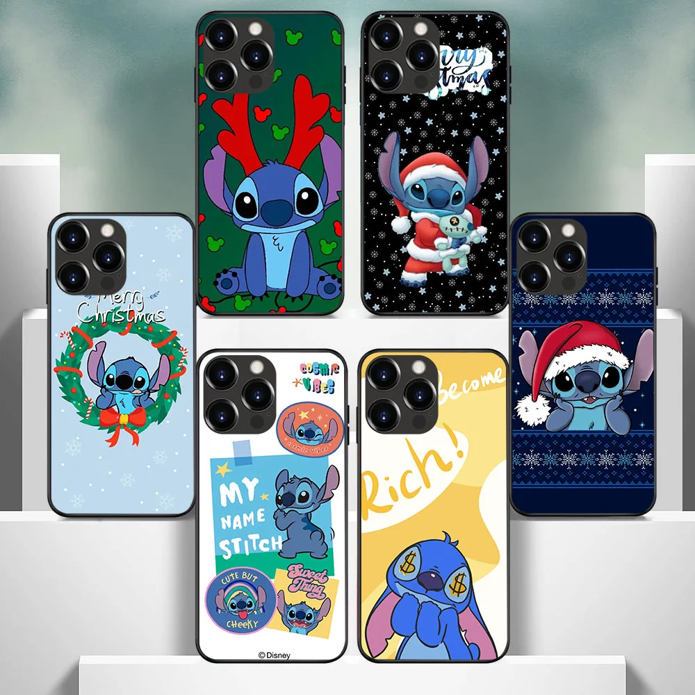 TV-13 Merry Christmas Stitch Soft Case For OPPO Find X3Neo Reno A76 A57 A96 A77 A17 A92S 5Lite 4Z 7 7Z 8 A96 A95 A94 10xZoom