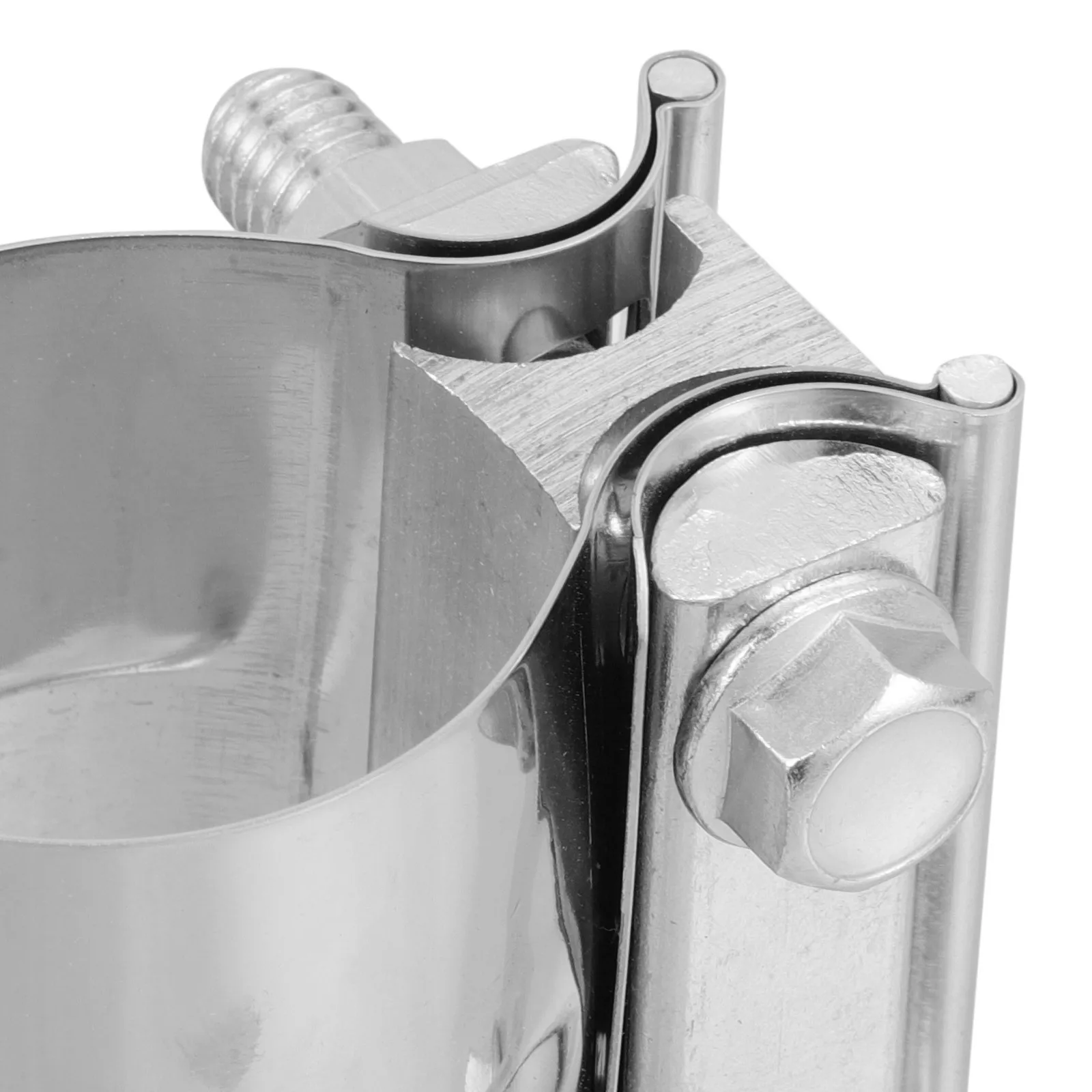 

Stainless Steel Exhaust Clamp for Car Modification Tube Fixing Repair Band Clamp Automotive Replacement Clamps 2 Inch Clamps