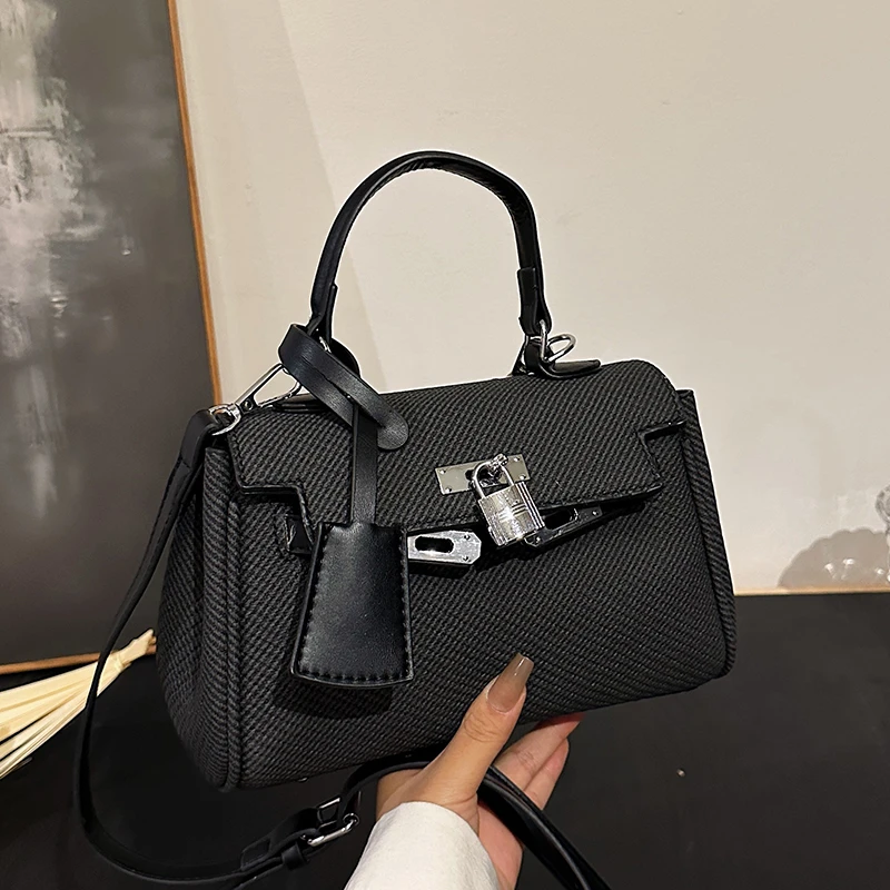 

Women's Messenger Bag Featuring Leather Details Luxury Brand Exclusive Famous Designer Touch Classic and Trendy