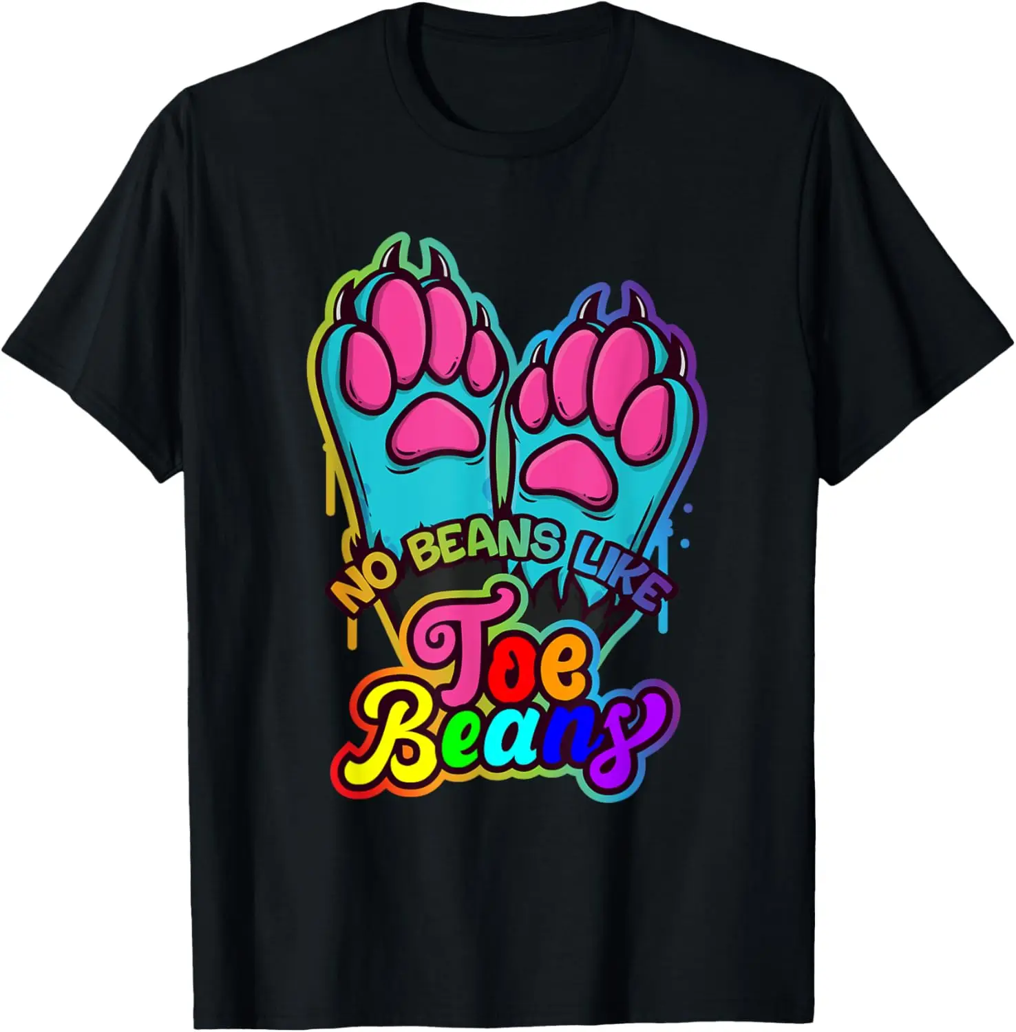 Furry Fursona Fandom No Beans Like Toe Beans T-Shirt