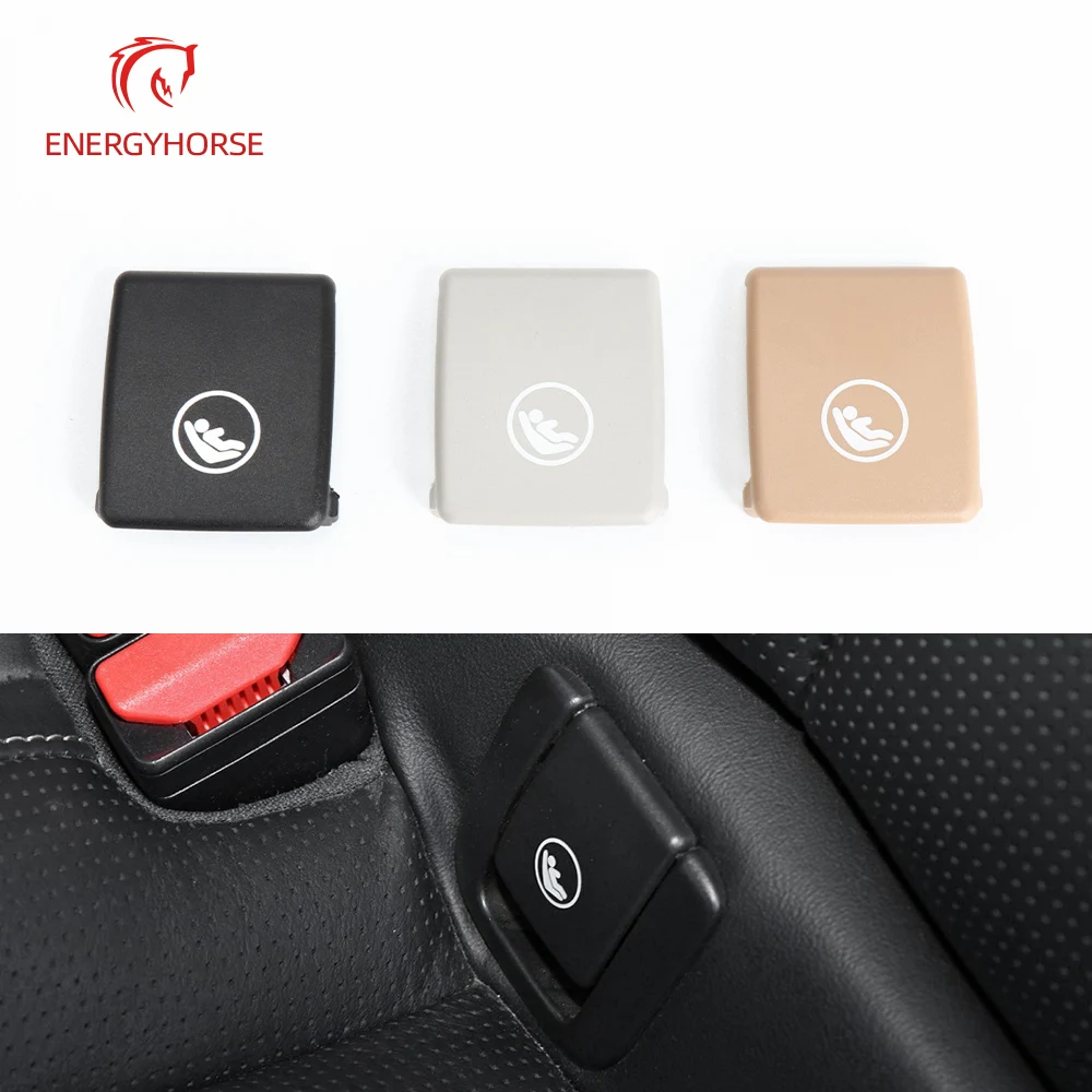 Car Rear Seat Hook ISOFIX Cover Child Restraint for Volvo V60 V90 XC40 XC60 S60 S90 Car Rear Seat Hook Bla Beige Buckle 31685072