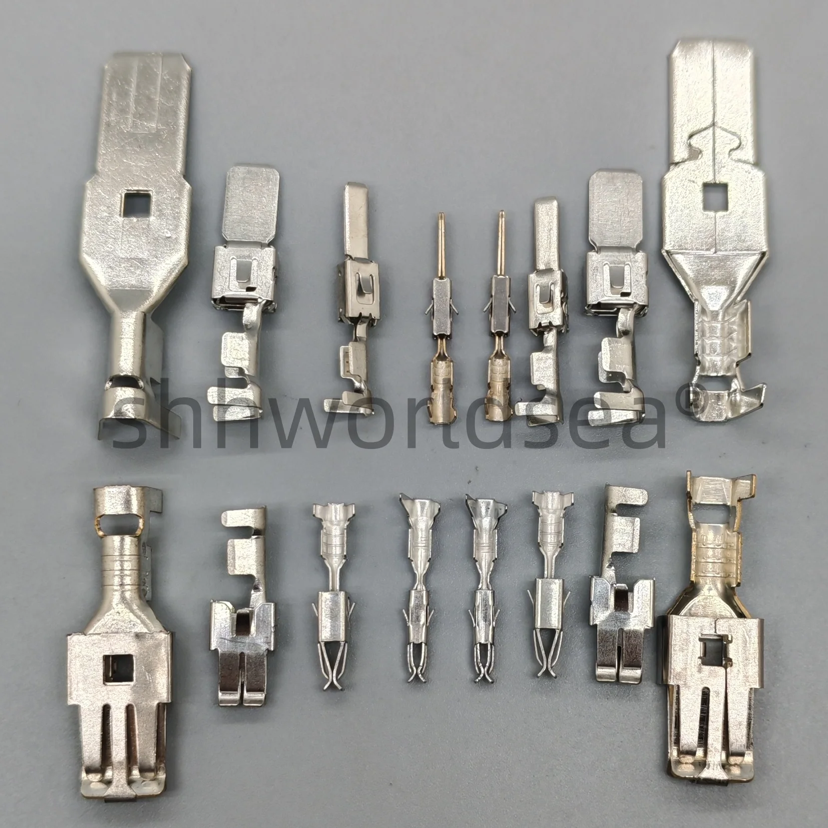 shhworldsea  964286-1 964274-2 964296-1 926965-1 Auto Male Female Wire Crimp Terminal 1.5/3.5/6.3mm Splice Pin And Rubber Seals
