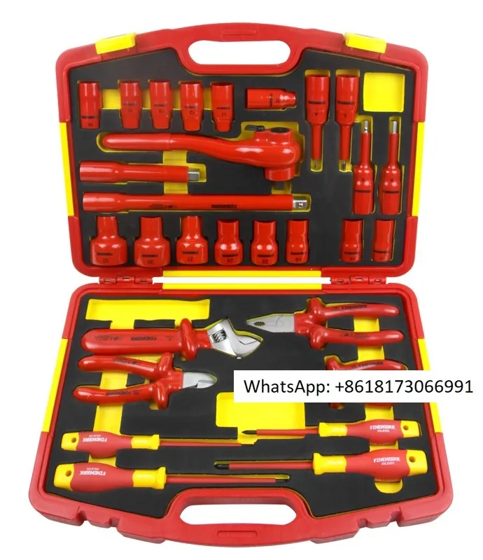 Fine work 99LB003 29pcs 1000V VDE insulated manual toolbox set