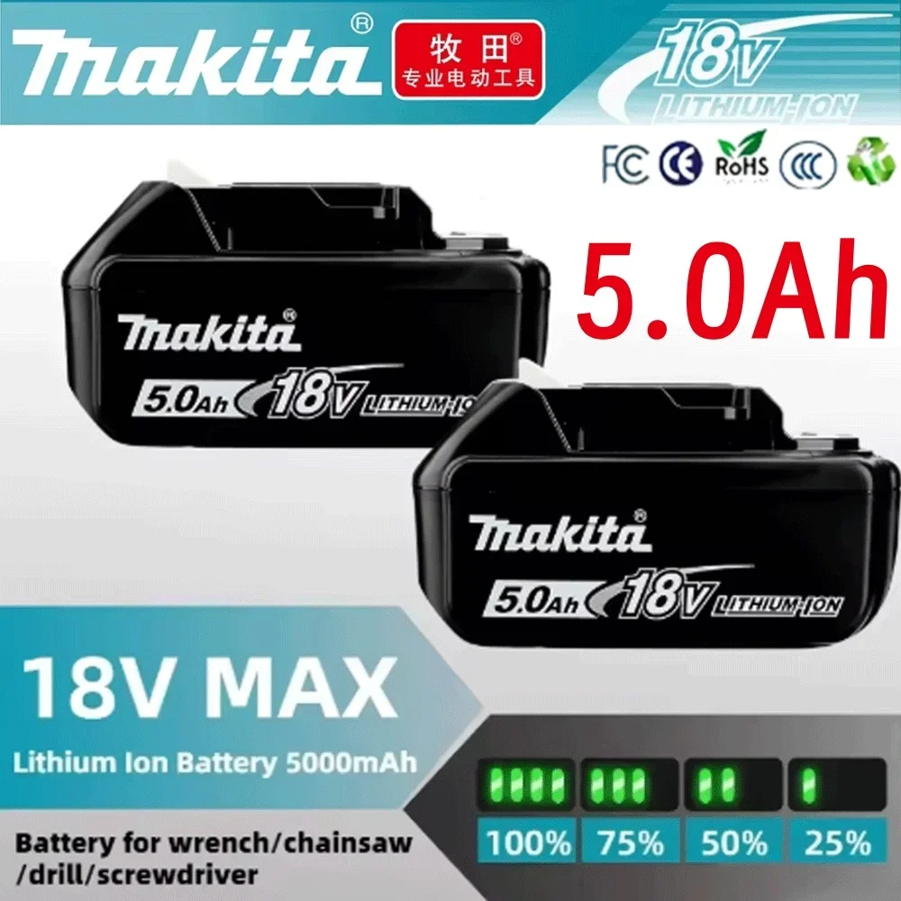 BL1830B BL1850B 18v Makita 100% Original 3/5/6/9Ah For Makita Battery BL1850 BL1840 BL1860 BL1815 Replacement Lithium Battery