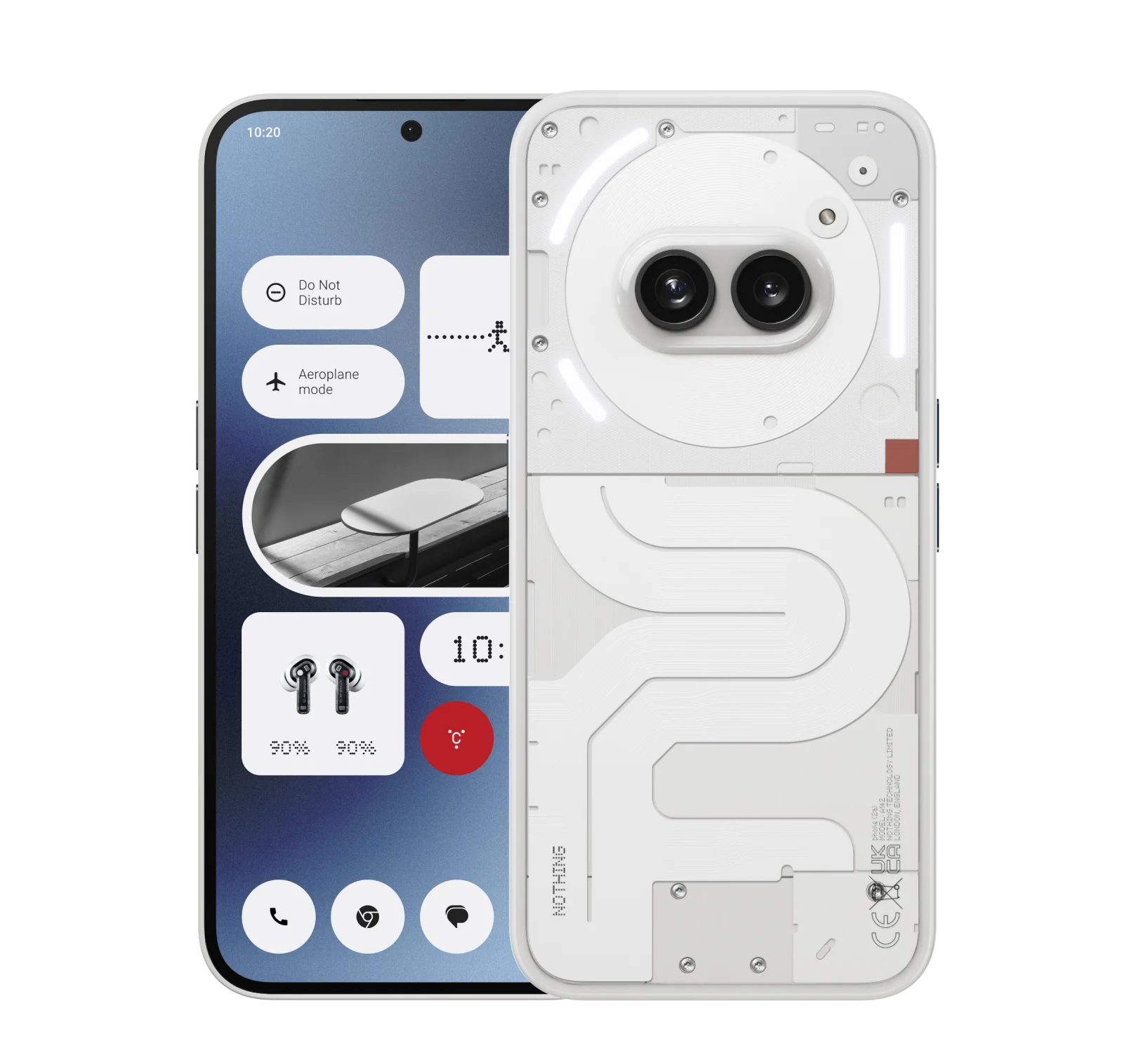 الإصدار العالمي لا شيء هاتف (2a) شاشة AMOLED مقاس 6.7 بوصة 120 هرتز Mediatek Dimensity 7200 Pro Dual 50MP 5,000 mAh 45W IP54 Phone 2a #3