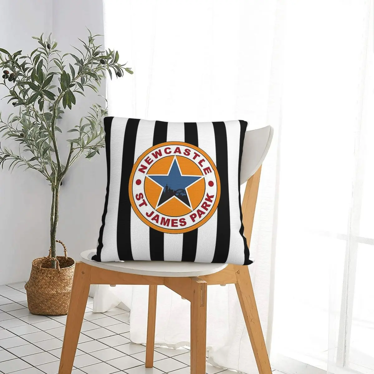 Magpies Newcastle - Newcastle Magpies Square Pillowcase غطاء وسادة ديكور مريح رمي وسادة لغرفة النوم المنزلية