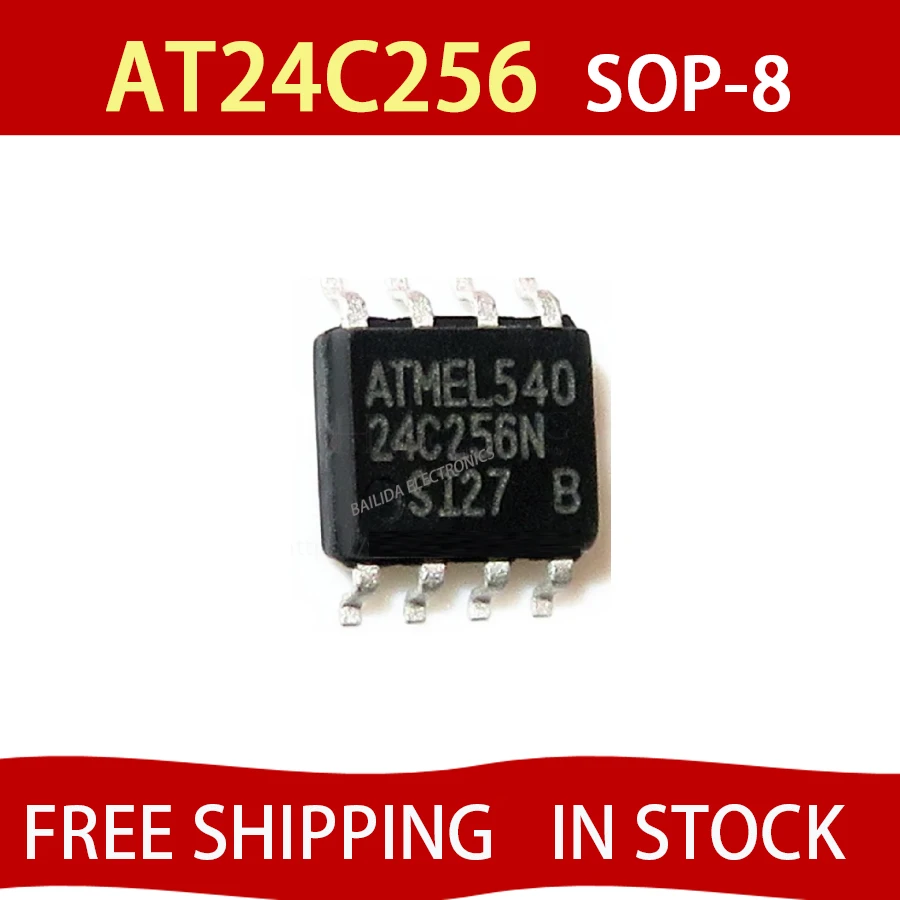 5pcs AT24C256C-SSHL-T AT24C256N-SU27 2ECL AT24C256 SOP-8 In Stock In stock