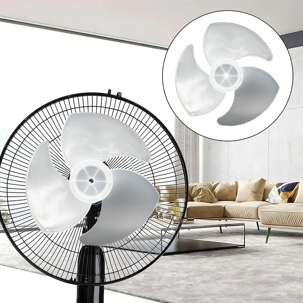 15/17/18cm Three Leaves Household Plastic Fan Blade D Hole Air Circulation Fan Turbo Floor Fan Table Stand Fanner Accessories