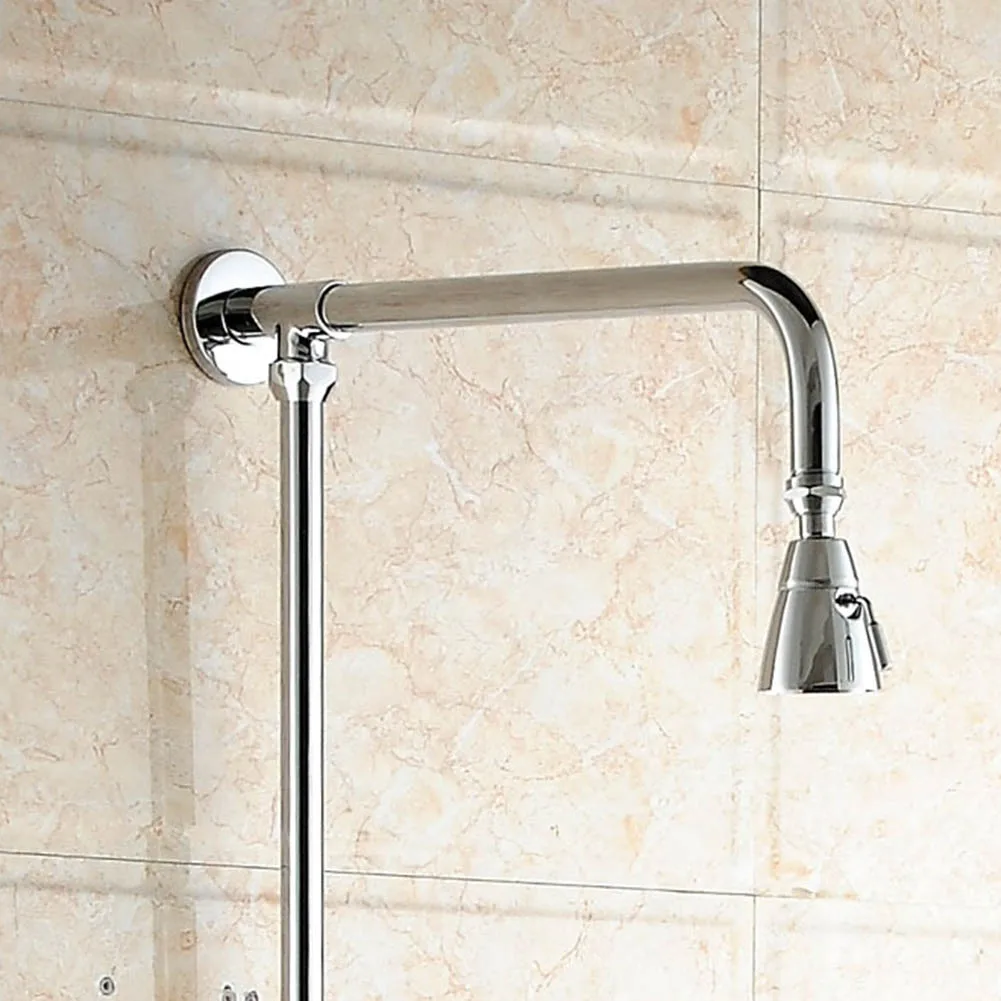 Adjustable High-Pressure Chrome Shower Head With Multiple Spray Settings, Water-Saving Copper Design, Shower Head