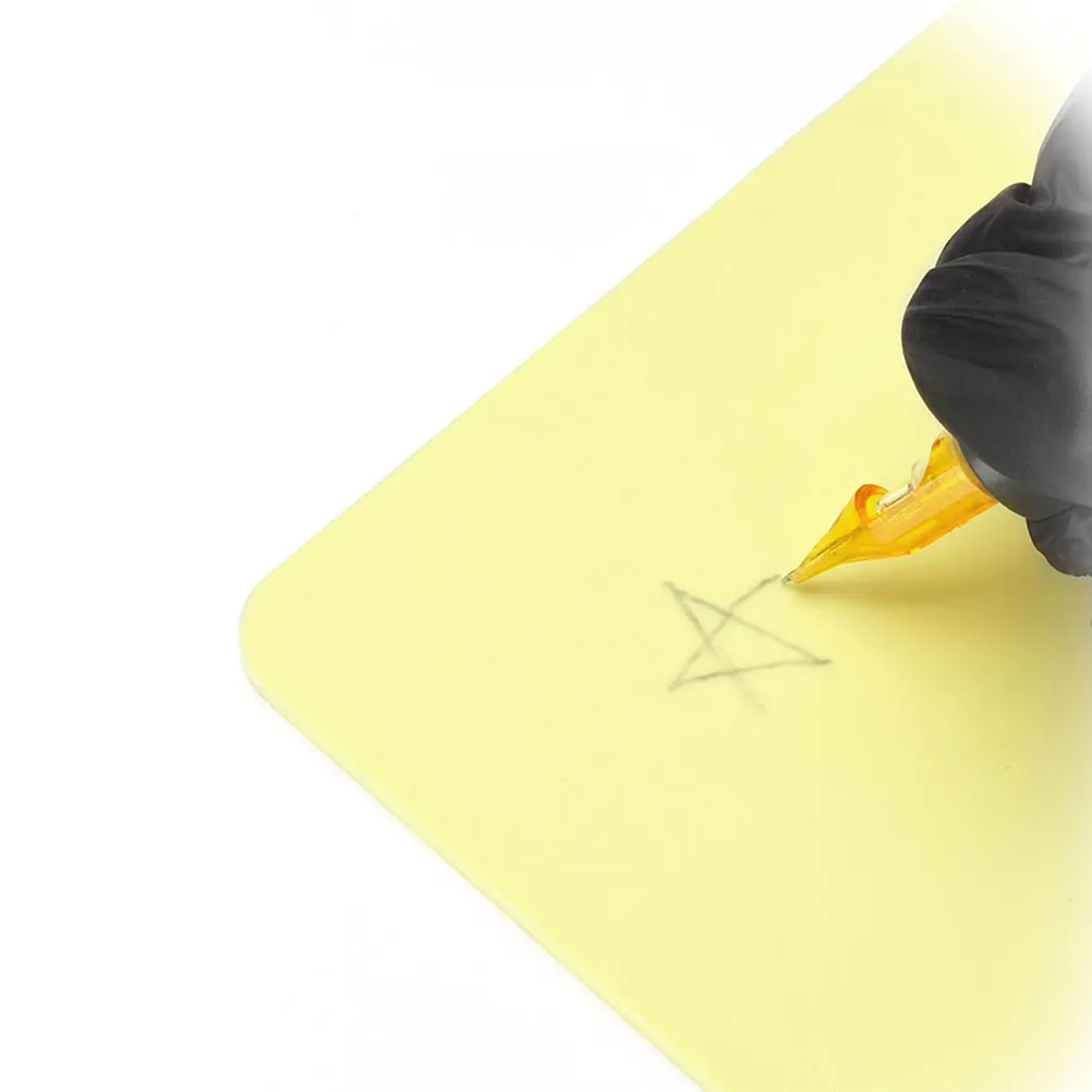 

5Pcs A4 Silicone Tattoo Skin Practice Blank Soft Portable Easy to Use for Tattooing Learning Kit Supplies Tattoo Supplies