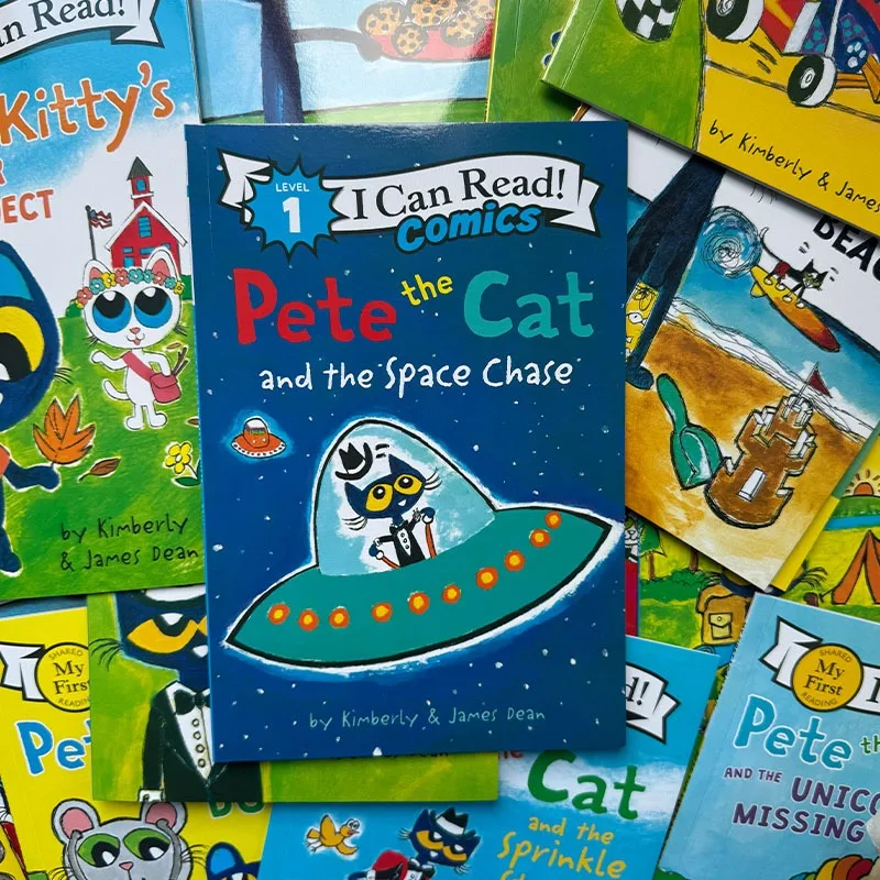 حكايات مجموعة كتب الطفل كتب وقت النوم الطفل 32 كتاب يمكنني قراءة بيت القط الكتب المصورة الأطفال طفل القصة الشهيرة الإنجليزية