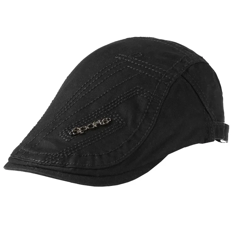 Casquettes bec de canard unisexe, chapeau de soleil décontracté, béret réglable, chapeau sportif, extérieur, mode