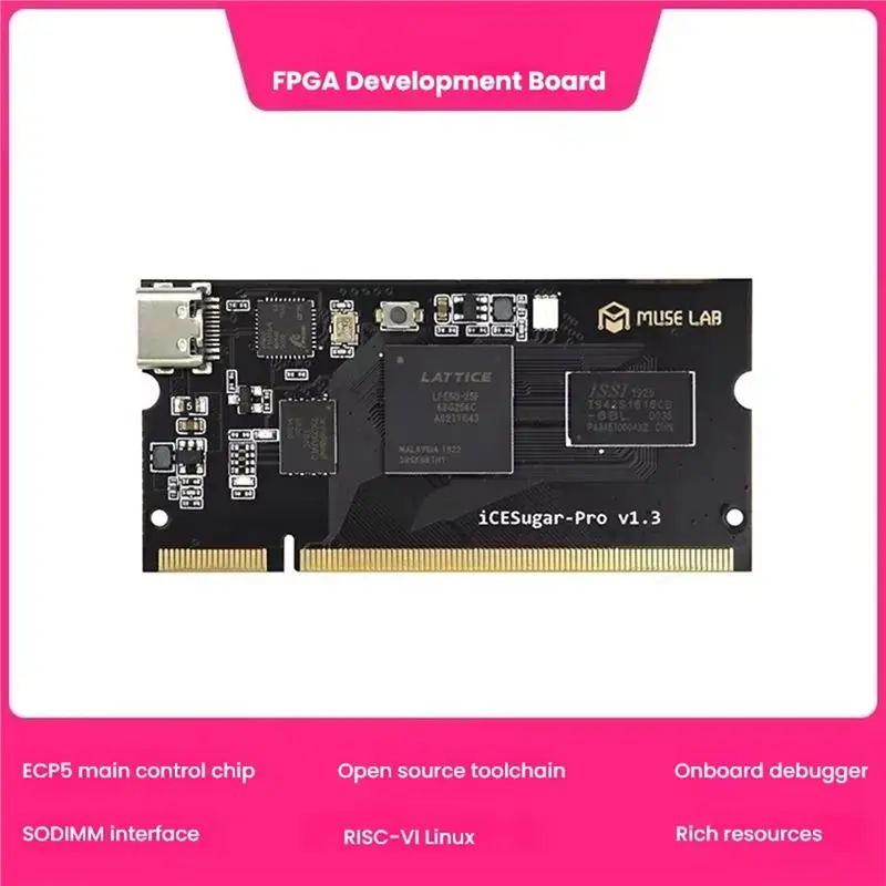 ABZW FPGA Development Board ECP5 LFE5U FPGA RISC-V Lattice ECP5 LFE5U FPGA RISC-V Linux SODIMM Module