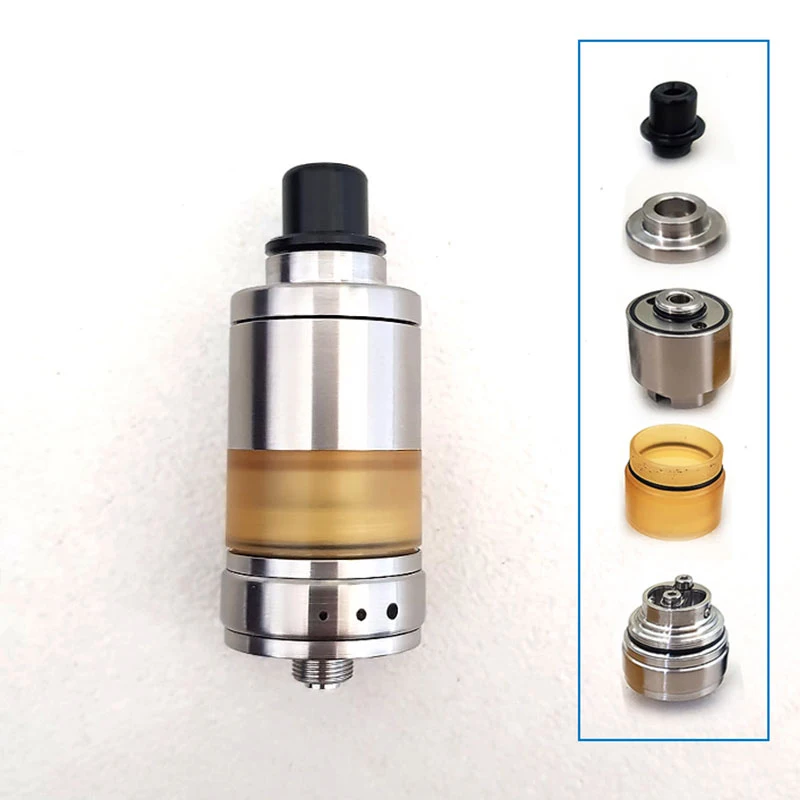 

SXK Alpha RTA 316SS Deck 22 мм регулируемый Испарительный бак с испарителем для 510 Vape vs QP Fatality M25 RTA Zeus X rda