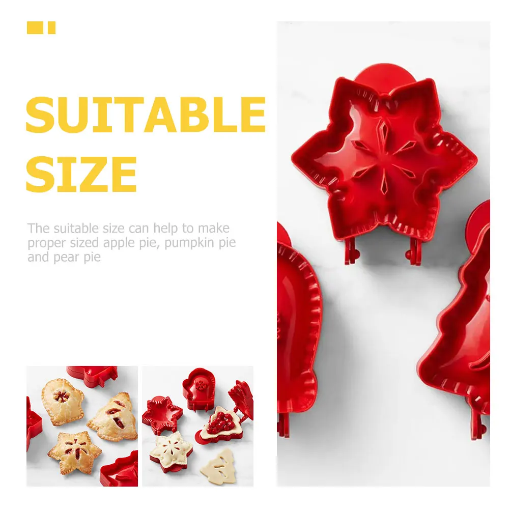 

3pcs Nonstick Fruit Pie Baking Set Diy Cake Pan Heat Resistant Small Pie Mold For Home Bakery Reusable Cooking Mold Microwave