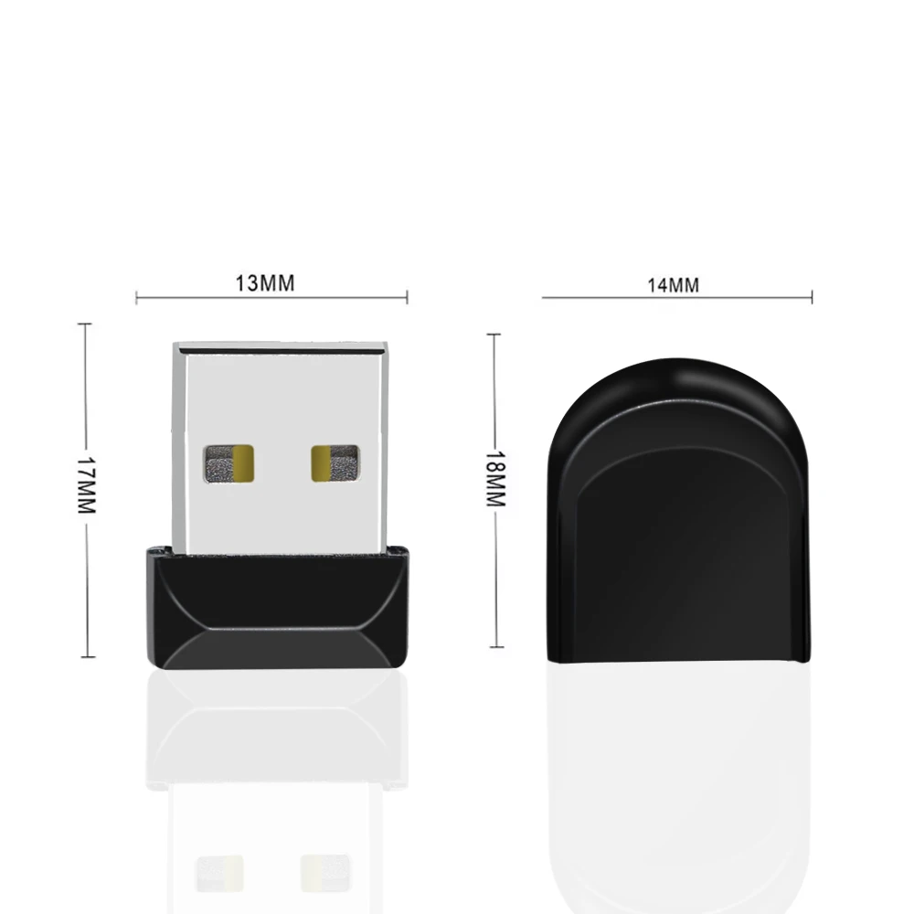 Super Mini USB Flash Drive 64GB 32GB 16GB 8GB 4GB ไดรฟ์ปากกากันน้ําความเร็วสูง Thumbdrive Flashdisk USB 2.0 Memory Stick