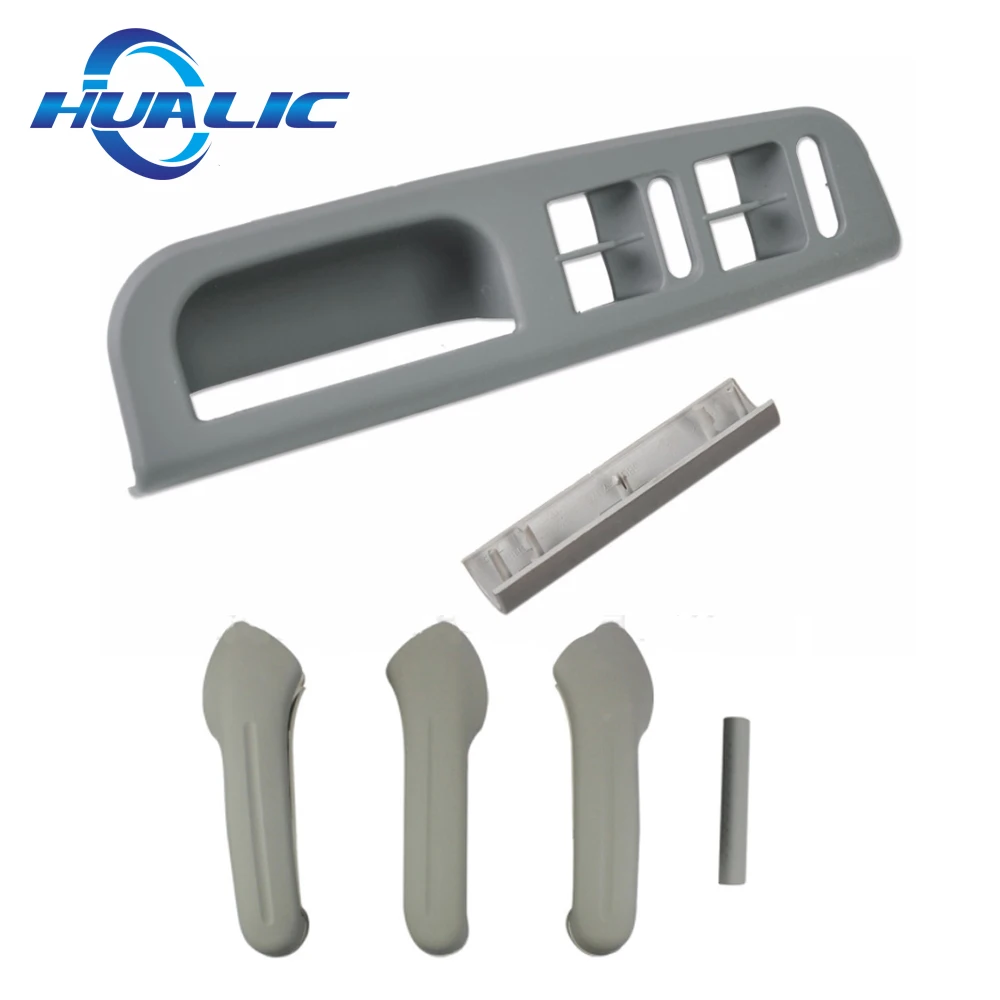 

HUALIC Gray Front Rear Left Right Door Carbon fiber Pull Grab Handle For VW Bora Golf 4 MK4 for Jetta 1999-2004 3B1867171E