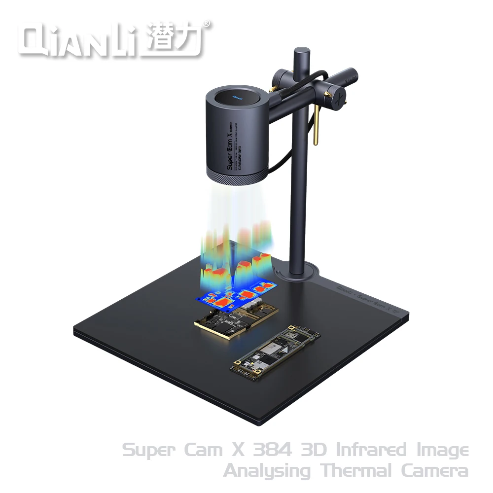 

Qianli Toolplus Supercam X 3D Infrared Thermal Imager Camera for Electrical Inspection Phone PCB Fault Detection Tool