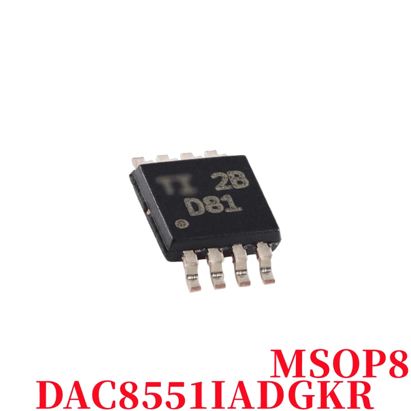 【1pcs】100% New DAC8551IADGKR 8551IADGKR MSOP8 chip