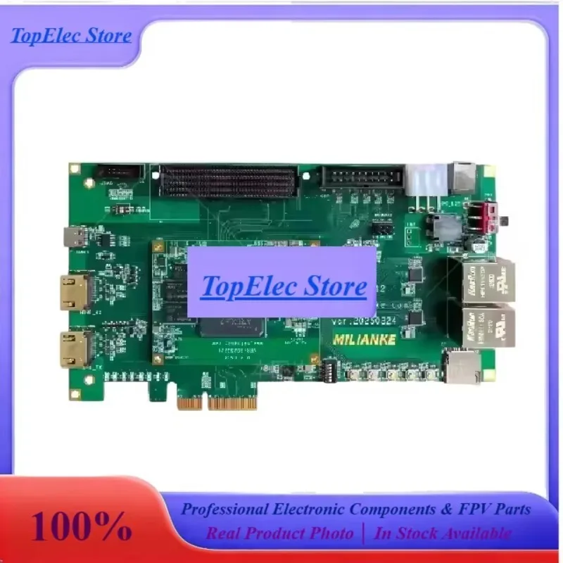 TopeChipboard MiLinker MLK-H12-CA04-100T FPGA Development Board Xilinx Artix-100T/200T MLK-H12 Ethernet PCIe FMC FPGA Core Medi