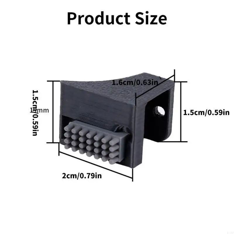 فرشاة فوهة E1PF 3PCS للمختبر P1P P1S X1C فوهات ممسحة