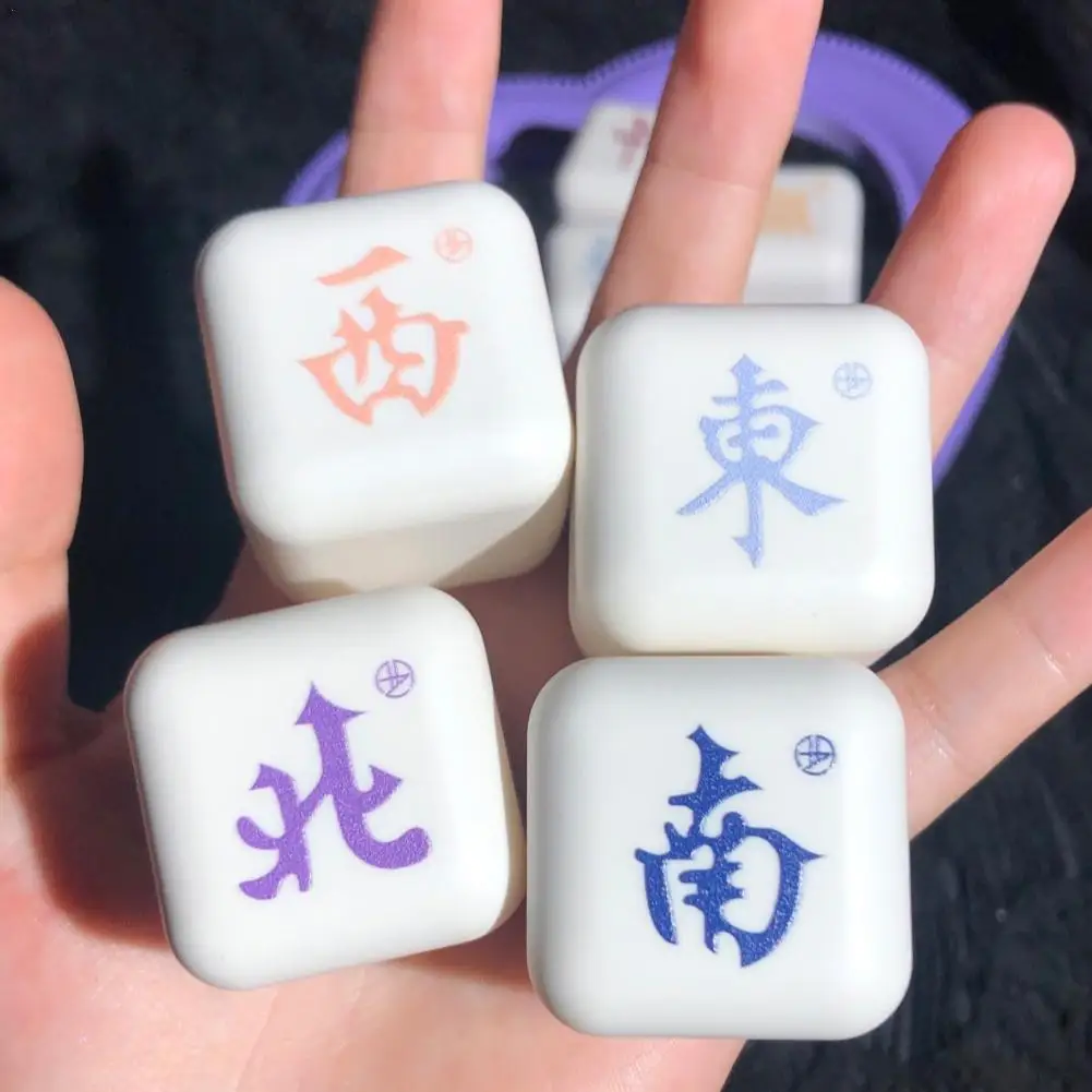 

Cute Mini Chinese Style Little Mahjong Balm, Solid Perfume, Long-lasting Light Fragrance for Women Underarm Sweat Deodorant