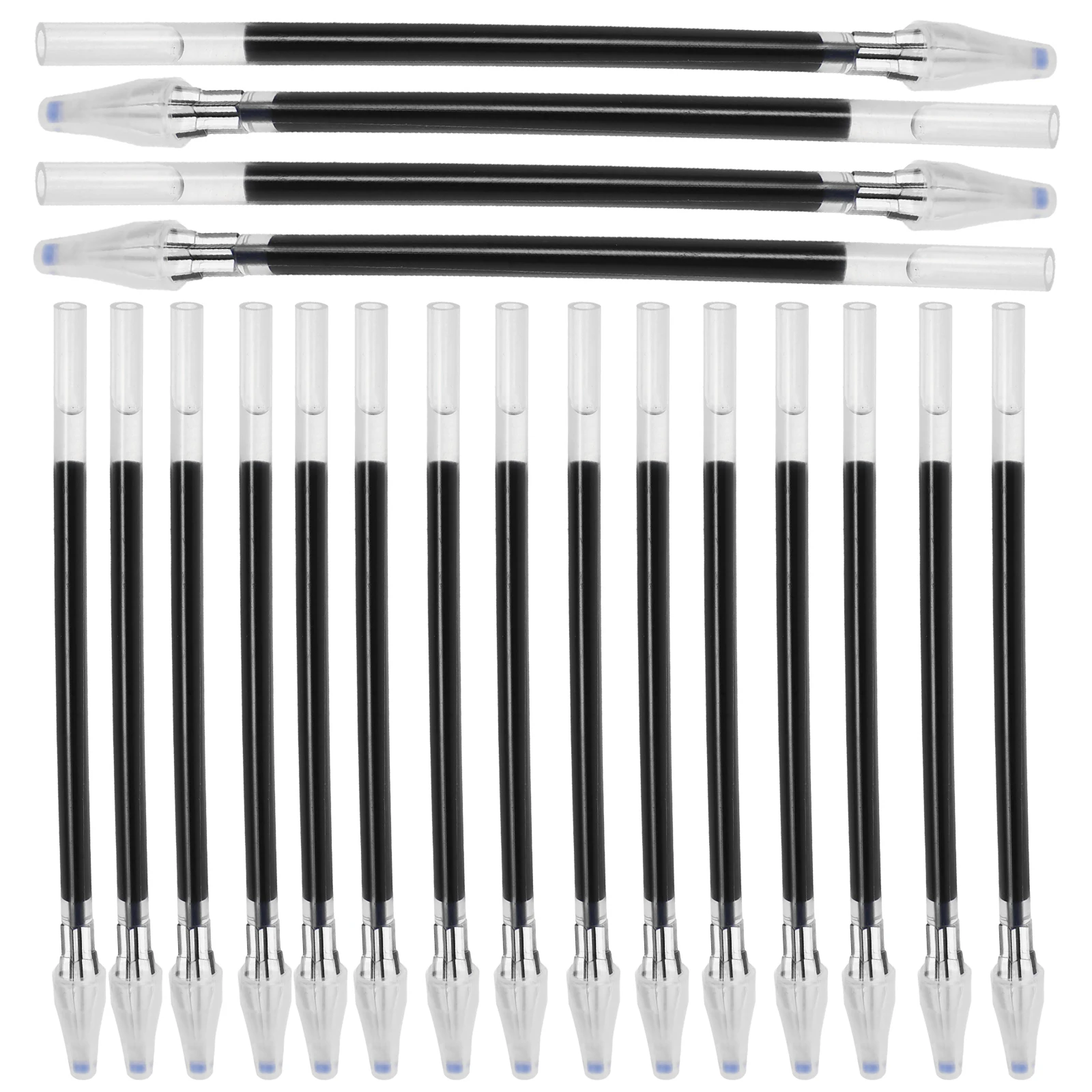 

30 Pcs Head Gel Pen Refills Fine Tip Black Ink Replacement Fine Tip Pen Refills for Wood Pens Students Writing