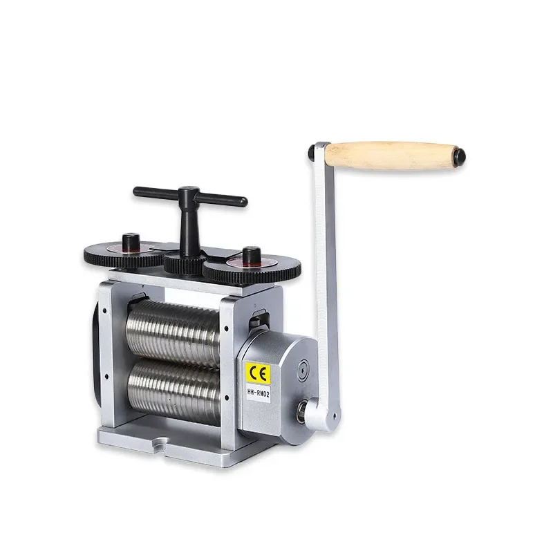 

Hard Steel Material 130mm Hlaf Round Pressing Hand Tool Jewelry Wire Rolling Mill Machine
