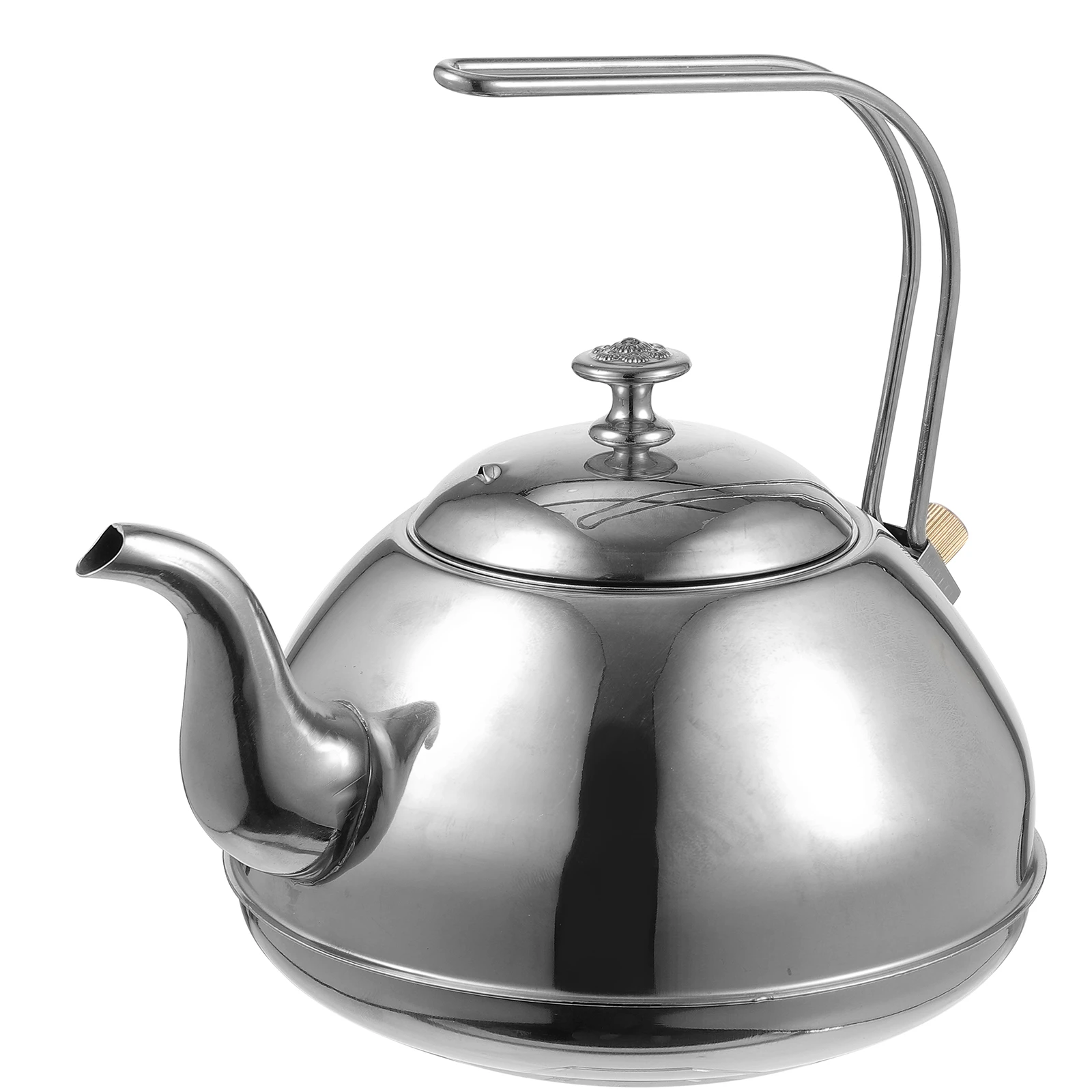 

1pc Stainless Steel Tea Kettle 1.5L Boiling Kettle Home Filter Teapot Gas Stove Compatible Stovetop Tea Pot Coffee Pot