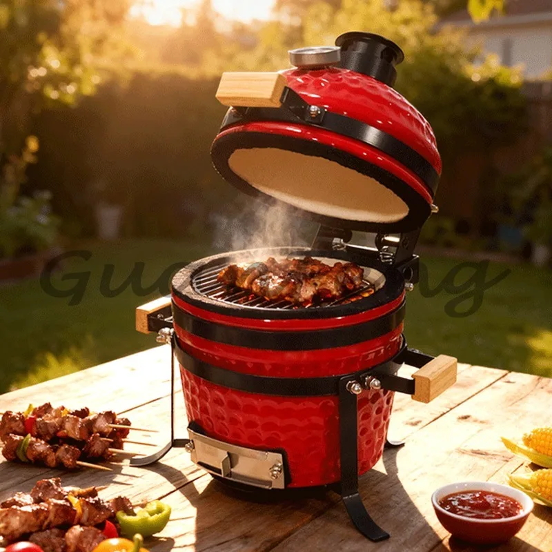 4.5in Portable Mini Oven Compact Tabletop Oven Ideal for Home Backyard Garden BBQ Cooking