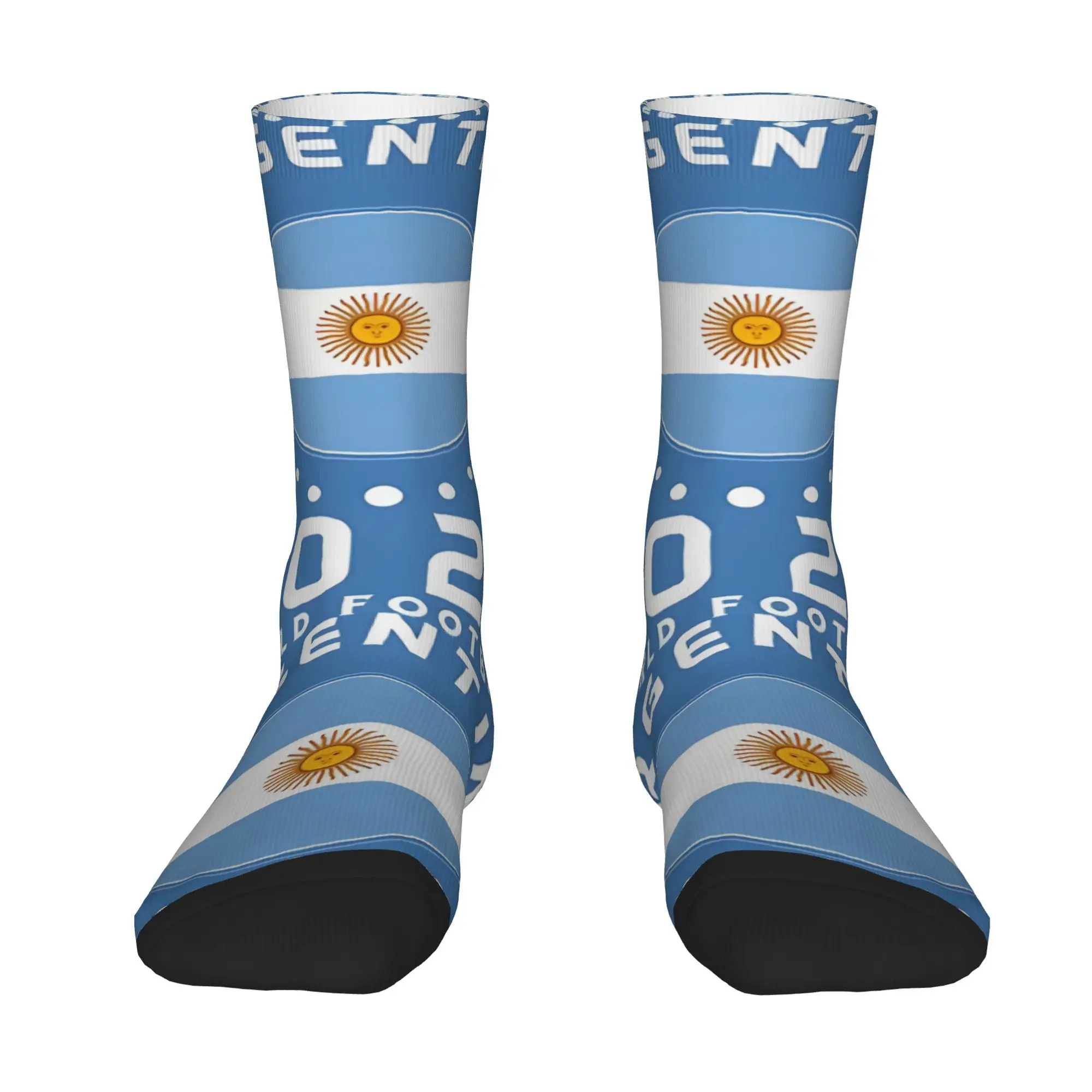 

World Soccer 2026 Argentina Football Fan Crazy Men's compression Socks Unisex Street Style Seamless Printed Novelty Crew Sock