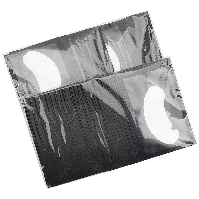 50 pares de adesivos para extensão de cílios sob almofadas para os olhos maquiagem cílios remendo ponta adesivos almofadas para suprimentos de extensão de cílios