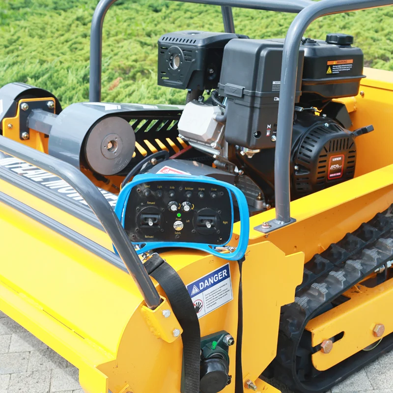 تخصيص 80 سنتيمتر 100 سنتيمتر 120 سنتيمتر Flail قاطع غاز محرك الديزل قوي حديقة المنزل استخدام جزازة العشب التحكم عن بعد