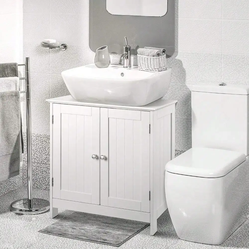 

Under Sink Storage Bathroom Vanity with 2 Doors Traditional Bathroom Cabinet