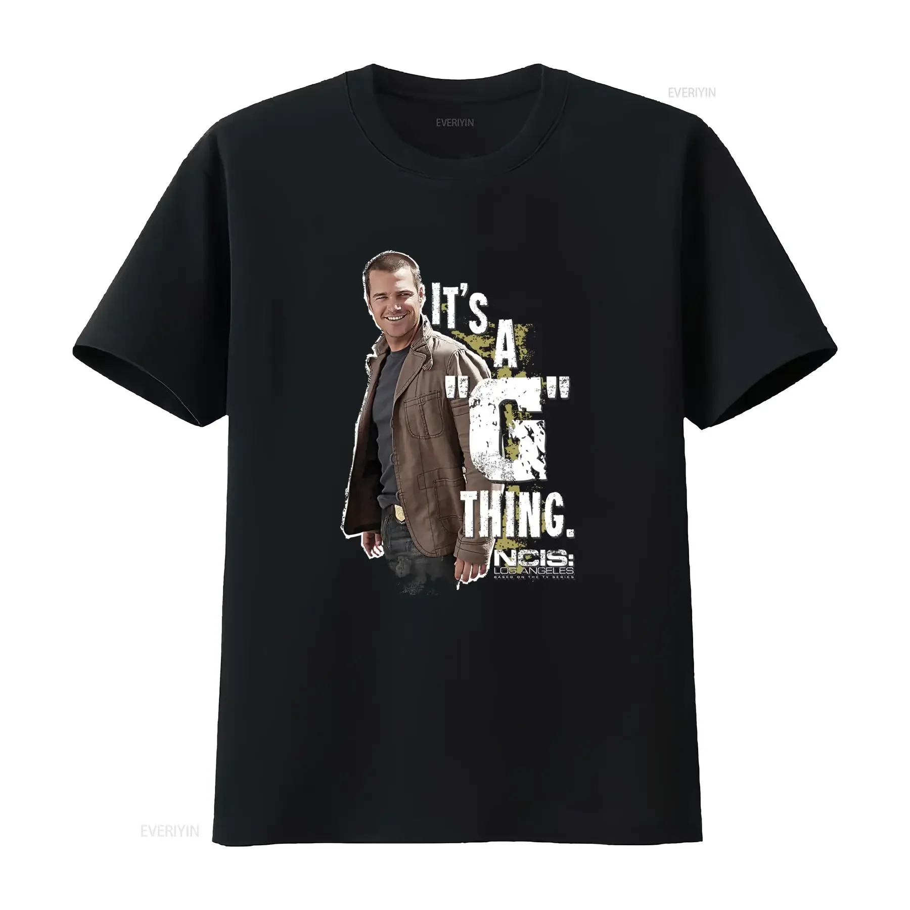 Camiseta NCIS Los Angeles G Thing para adultos y niños, estampado de alta calidad, tela cómoda, vintage, lavada, suave