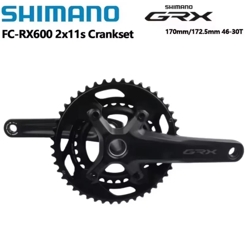 シマノ GRX RX600 2x11S クランクセット 170MM 172.5MM 175MM 46-30T