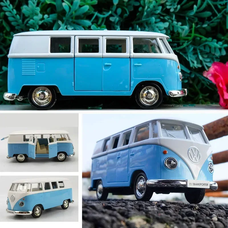 1:36 VOLKSWAGEN T1 High Simulation Diecast Car Metal Alloy Model Car Children's toys collection gifts X23