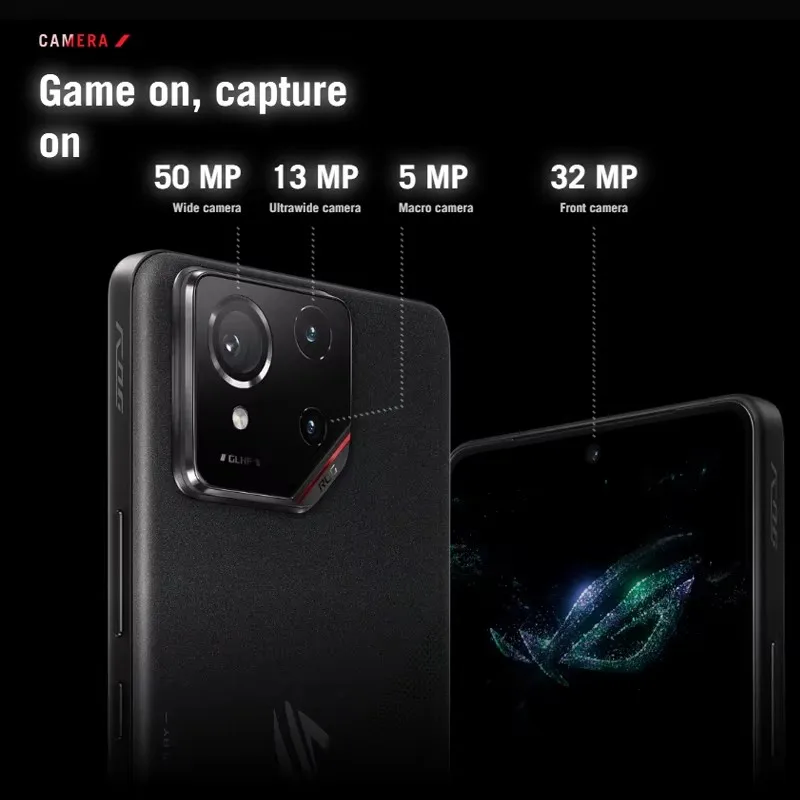 ROG Phone 9 & 9 Pro 5G Gaming Phone Snapdragon 8 Elite 6.78\'\' 185Hz E-Sports LTPO Display 50MP LYT 700 Camera 65W Fast Charging