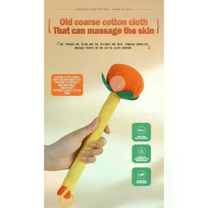 

Ai Cao Meridian Массажный молоток в форме хурмы Ручной инструмент для терапии всего тела шеи, плеч