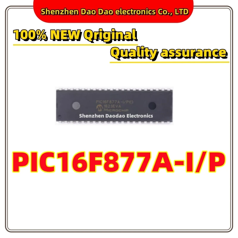 

PIC16F877A-I/P PIC16F877 DIP-40 8-bit CMOS microcontroller chip IC New original