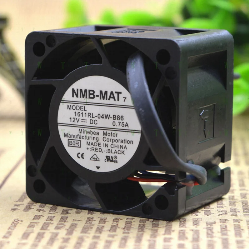 

H NMB 4028 4CM 12V 0.75A 1611RL-04W-B86 High Speed Violent Server Fan
