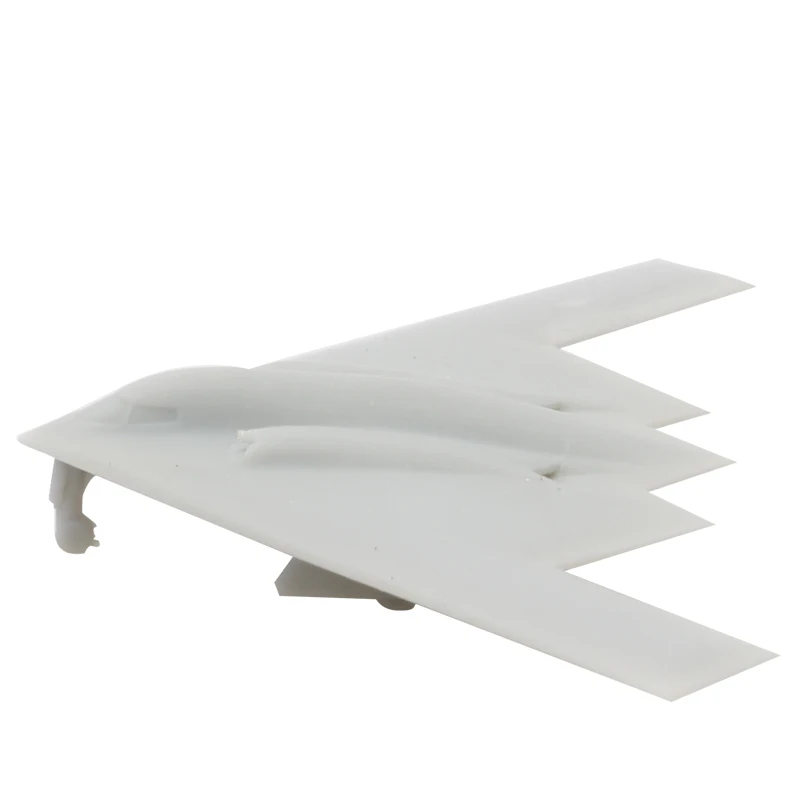 2PCS B-2 Stealth Bomber 1/2000 1/700 1/350 Scale Model Strategic Aircraft Wingspan 21mm/75mm/150mm for DIY Hobby Collection