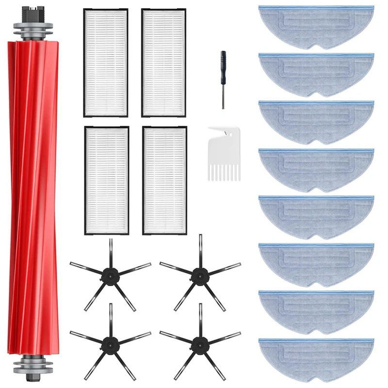 

A43F-Accessories For Roborock S7/S7+/S7 Plus S7 Maxv S7 Pro S7 Maxv Ultra Vacuum Cleaner Accessory Set Main Brushes