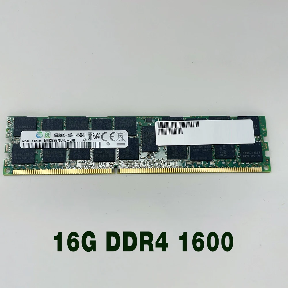 

1 pcs For Samsung RAM M393B2G70QH0-CK0 16GB ECC REG Server Memory Fast Ship High Quality 16G 2Rx4 PC3-12800R DDR4 1600